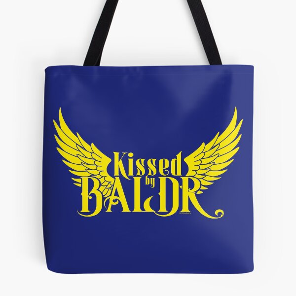 Item preview, Kissed by Baldr - Funny Norse God Gift (Gold) designed and sold by odinodinasatro.