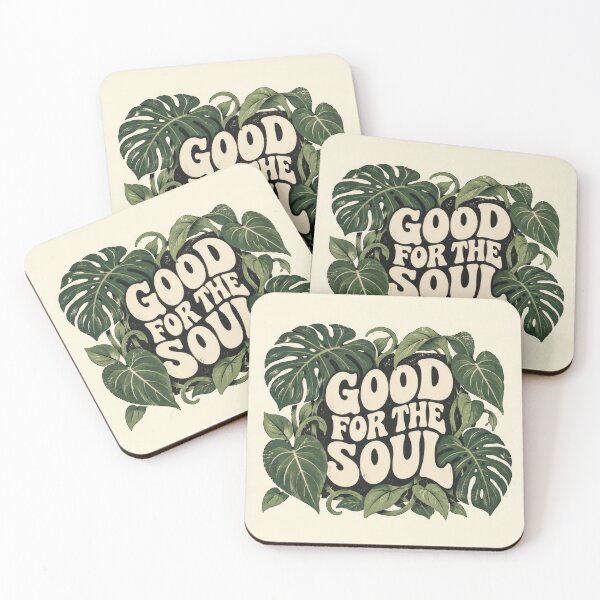 Item preview, Good for the soul with plant leaves designed and sold by anytka.