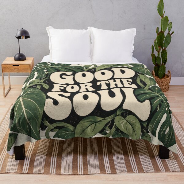 Item preview, Good for the soul with plant leaves designed and sold by anytka.