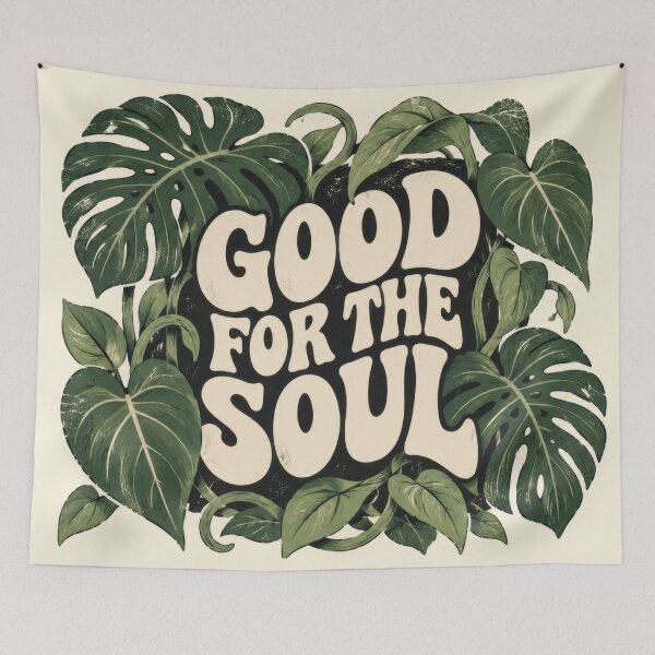 Item preview, Good for the soul with plant leaves designed and sold by anytka.