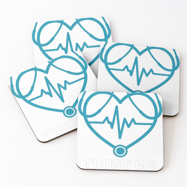 Item preview, Trust Me I'm A Nurse Stethoscope Heart Shirt designed and sold by Djbobbi.