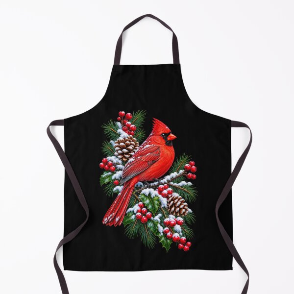 Item preview, Cardinal on Snowy Branch Winter Bird Christmas Nature Design designed and sold by RockitBaby.