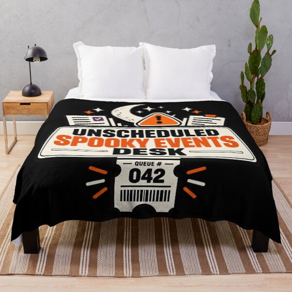 Item preview, Unscheduled Spooky Events Desk - Halloween Office Humor designed and sold by CasaMio.