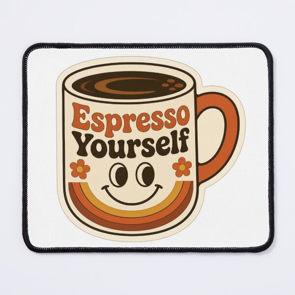 Item preview, Espresso Yourself Retro Mug designed and sold by Stylestickers55.