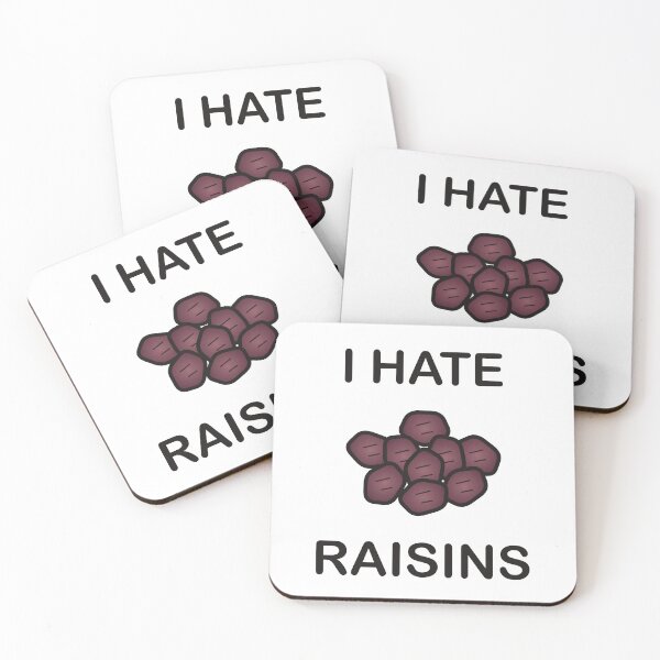 Item preview, I Hate Raisins - Funny Picky Eater Gift designed and sold by I HATE IT!.