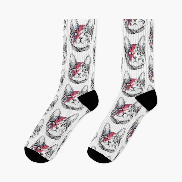 Item preview, Ziggy Stardust Cat David Bowie Tee Woall Sizes designed and sold by stephaniepen.