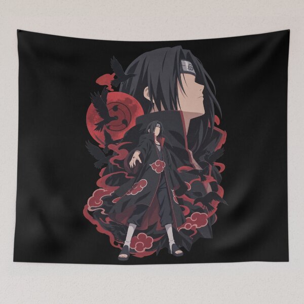Item preview, Itachi Uchiha Red Silhouette – Naruto designed and sold by · GAMING SOUL ·.