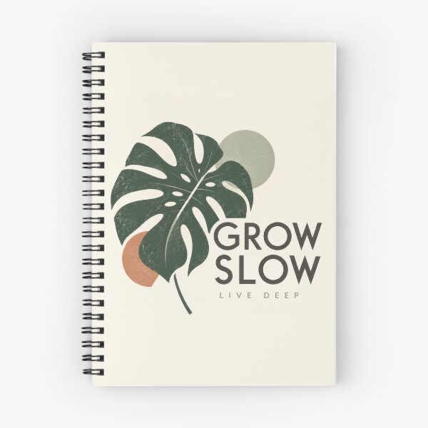 Item preview, Grow slow and live deep with nature designed and sold by anytka.