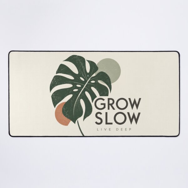 Item preview, Grow slow and live deep with nature designed and sold by anytka.