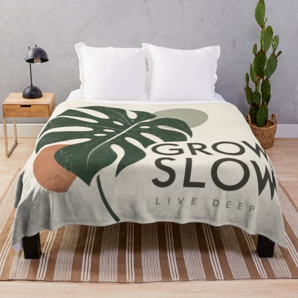 Item preview, Grow slow and live deep with nature designed and sold by anytka.