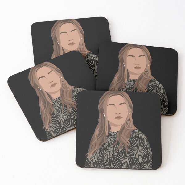 Item preview, Florence Pugh Lineless Illustration designed and sold by dsxclothing.