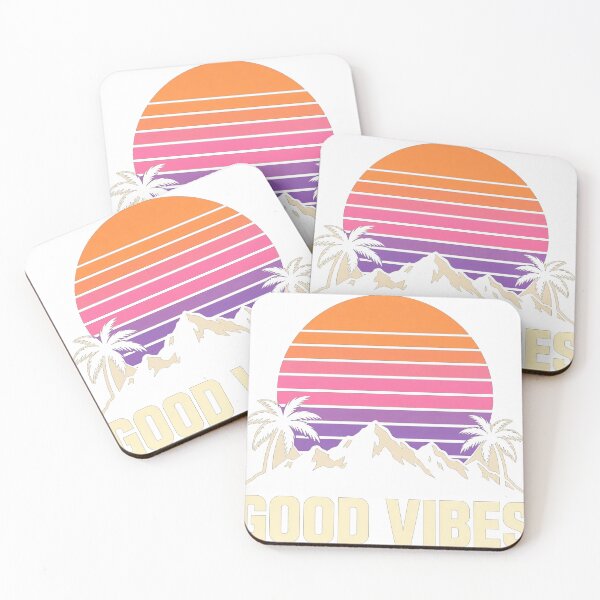 Item preview, Good Vibes Retro Sunset Vintage 80s Shirt designed and sold by Djbobbi.