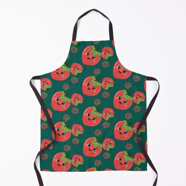 Item preview, Cute Kawaii Smiling Strawberry Pattern designed and sold by photossmirnov.