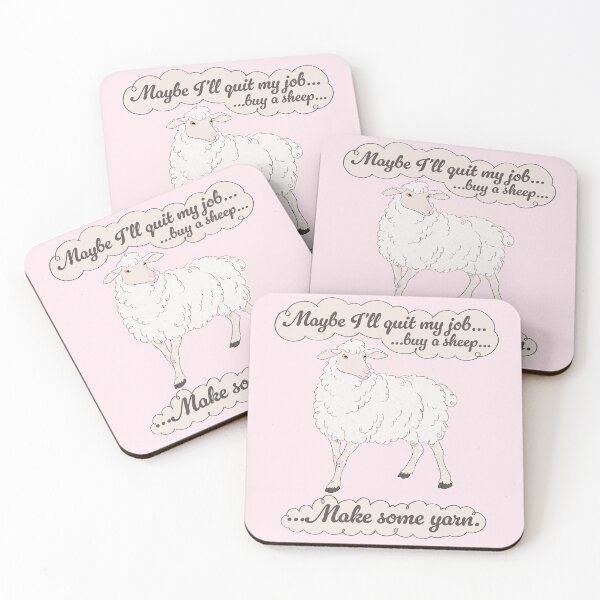 Item preview, Dreams of Sheep and Quitting designed and sold by pat-tea.