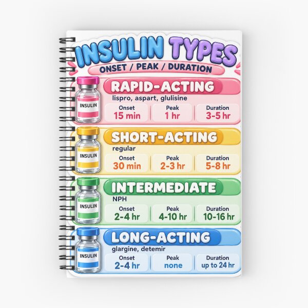 Item preview, Insulin Types 3D Study Aid Nursing Student Sticker designed and sold by isokinetic.
