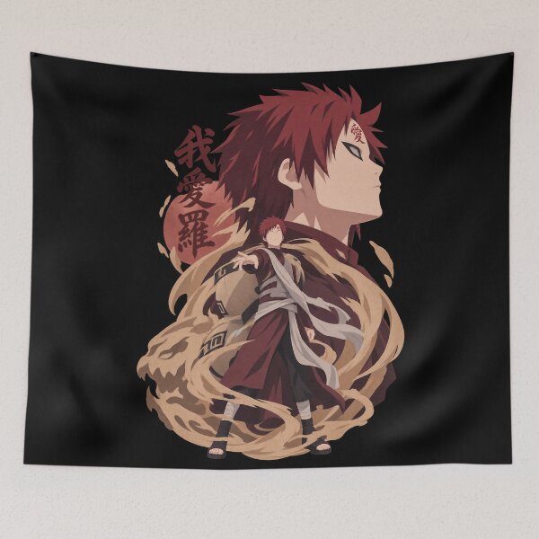 Item preview, Gaara Sand Silhouette – Naruto Shippuden designed and sold by · GAMING SOUL ·.