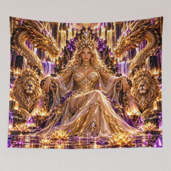 Item preview, Golden Dragon Queen of Divine Power designed and sold by PurvaNimfaMagic.