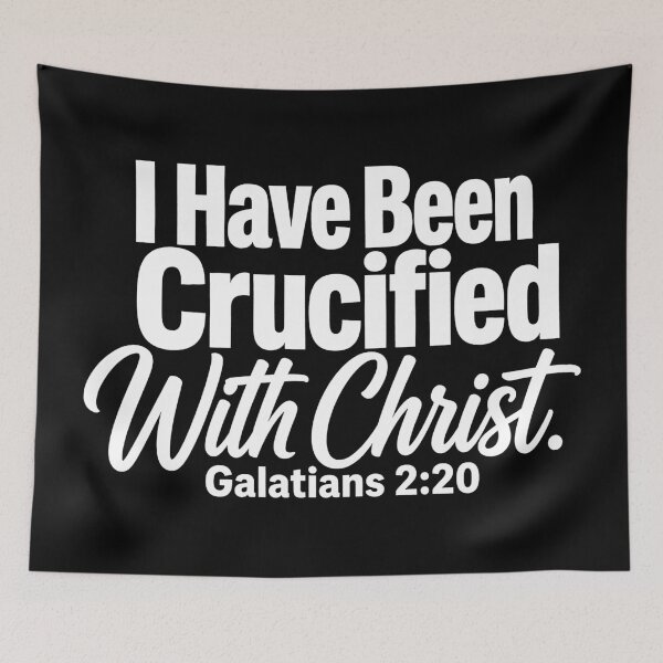 Item preview, Galatians 2:20 I Have Been Crucified With Christ designed and sold by plushism.