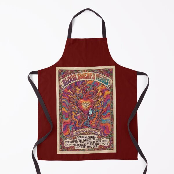 Item preview, Blood Sweat and Tears Retro Psychedelic Poster designed and sold by Halifaxartguy.