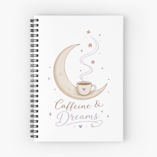 Item preview, Caffeine & Dreams Crescent Moon Coffee | Cozy Celestial Coffee Lover designed and sold by dreamz-world.