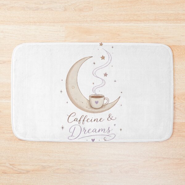 Item preview, Caffeine & Dreams Crescent Moon Coffee | Cozy Celestial Coffee Lover designed and sold by dreamz-world.