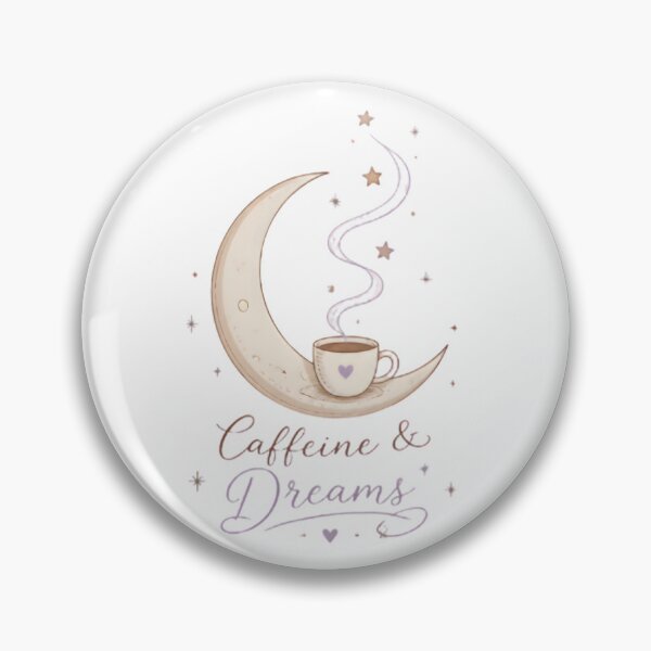 Item preview, Caffeine & Dreams Crescent Moon Coffee | Cozy Celestial Coffee Lover designed and sold by dreamz-world.