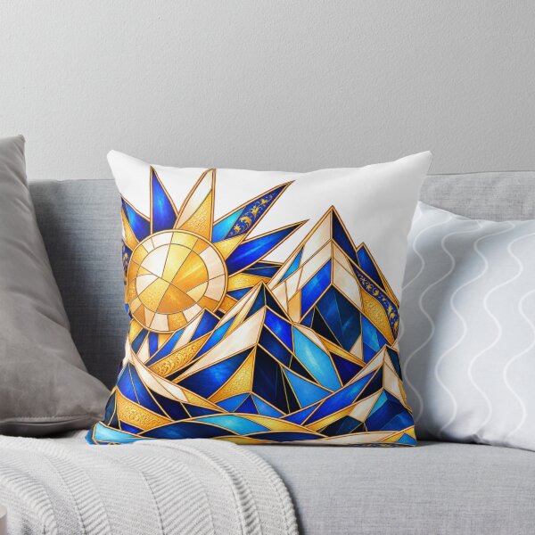 Item preview, Golden Azure Mountains designed and sold by NeuroArtGallery.