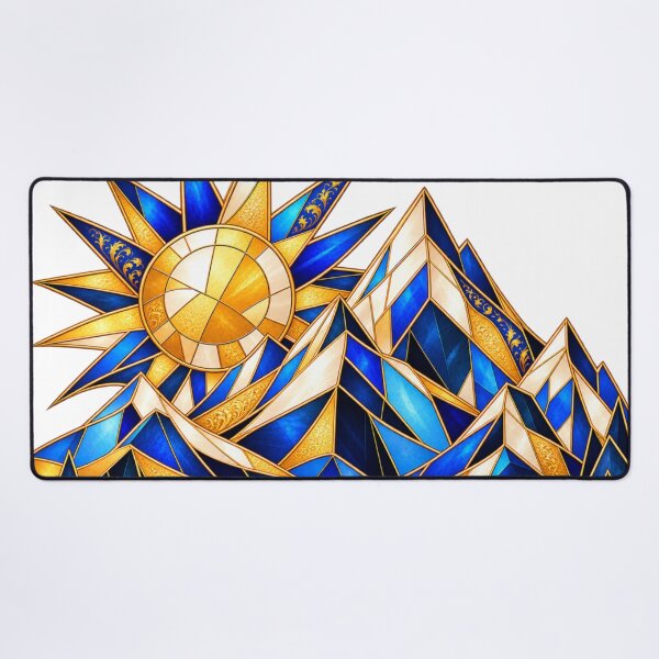 Item preview, Golden Azure Mountains designed and sold by NeuroArtGallery.