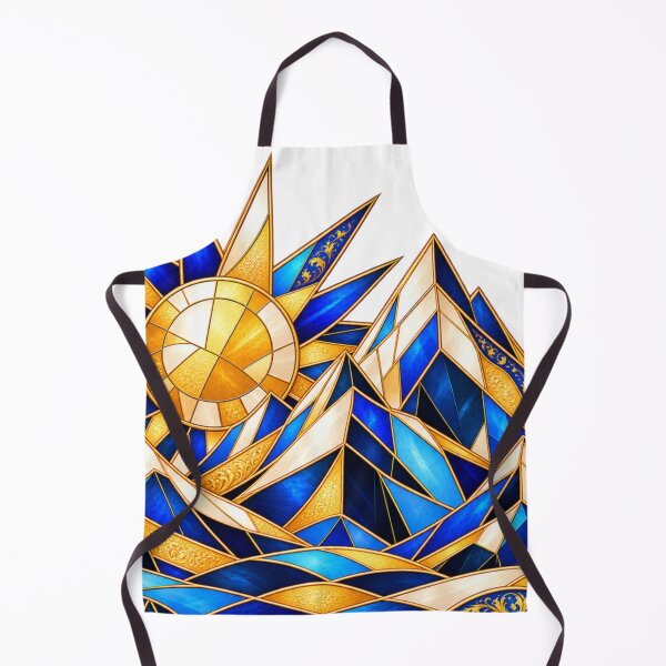 Item preview, Golden Azure Mountains designed and sold by NeuroArtGallery.