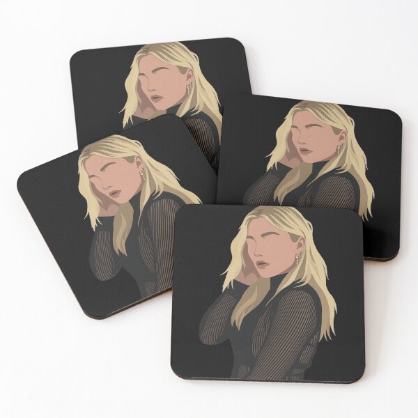 Item preview, Florence Pugh Lineless Illustration designed and sold by dsxclothing.
