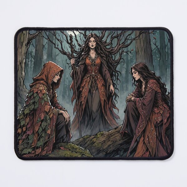 Item preview, Autumn Witches of the Wild Wood designed and sold by Roberta Calabrese.
