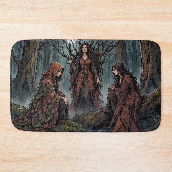 Item preview, Autumn Witches of the Wild Wood designed and sold by Roberta Calabrese.