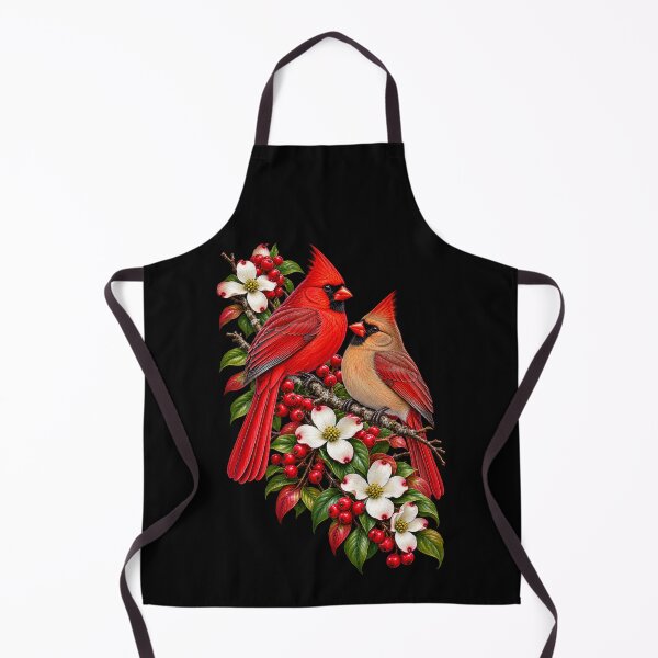 Item preview, Pair of Cardinals on a Branch Red Cardinal Bird Nature Design designed and sold by RockitBaby.