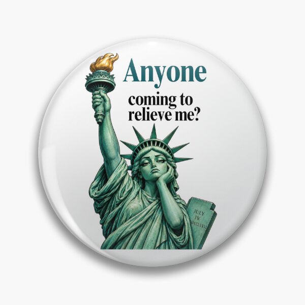 Item preview, Anyone Coming To Relieve Me Funny Statue Design designed and sold by Tobietales.