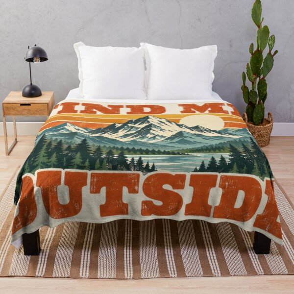 Item preview, Find me outside in the mountains designed and sold by anytka.