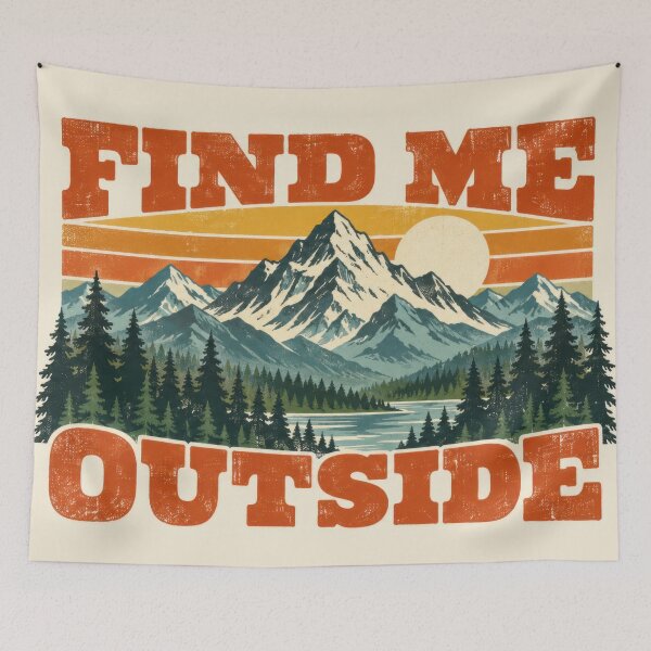 Item preview, Find me outside in the mountains designed and sold by anytka.