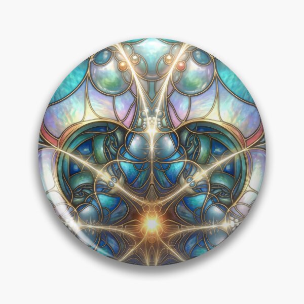 Item preview, Stained Glass Cosmic Fractal designed and sold by Frackxion.