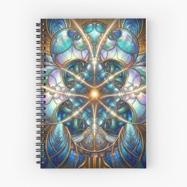 Item preview, Stained Glass Cosmic Fractal designed and sold by Frackxion.