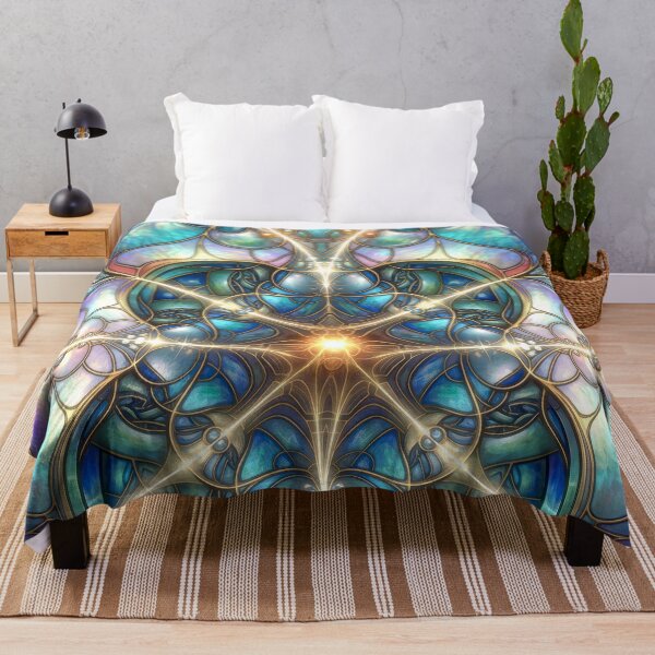Item preview, Stained Glass Cosmic Fractal designed and sold by Frackxion.