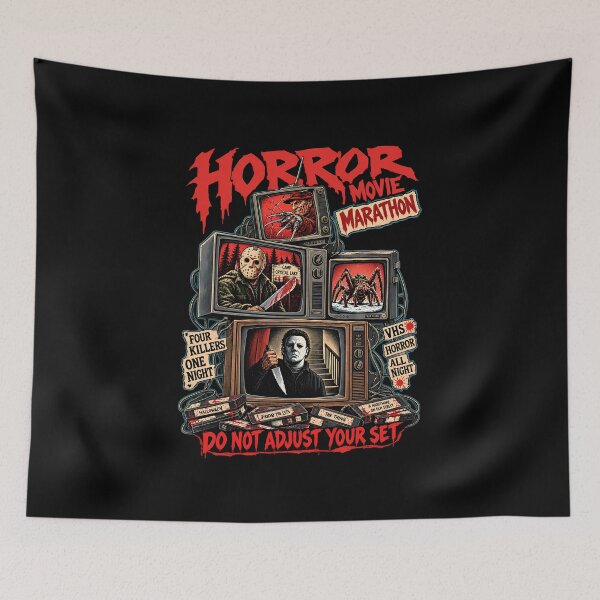 Item preview, Horror Movie Marathon designed and sold by Le-Freak.