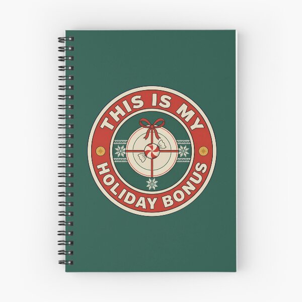 Item preview, This Is My Holiday Bonus Sarcastic Badge designed and sold by DripCultureLab.