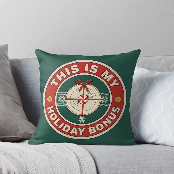 Item preview, This Is My Holiday Bonus Sarcastic Badge designed and sold by DripCultureLab.
