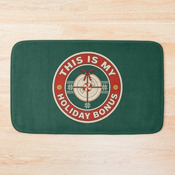 Item preview, This Is My Holiday Bonus Sarcastic Badge designed and sold by DripCultureLab.