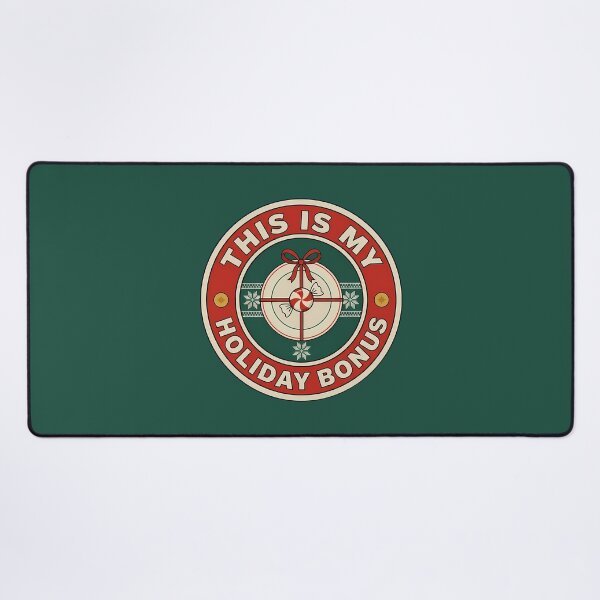 Item preview, This Is My Holiday Bonus Sarcastic Badge designed and sold by DripCultureLab.