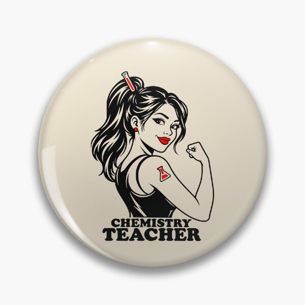 Item preview, Retro Chemistry Teacher Strong Woman designed and sold by MavtM.