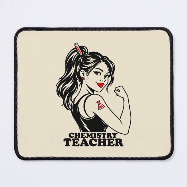 Item preview, Retro Chemistry Teacher Strong Woman designed and sold by MavtM.
