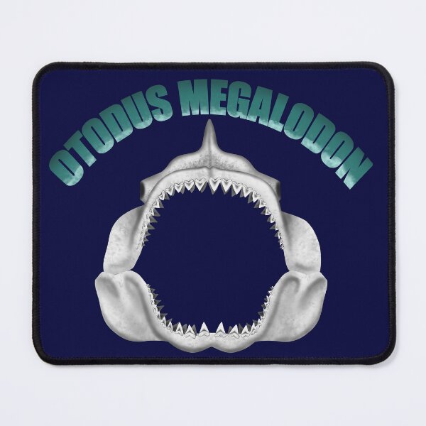 Item preview, Megalodon Shark (with text) designed and sold by JAMiron Paleoart.