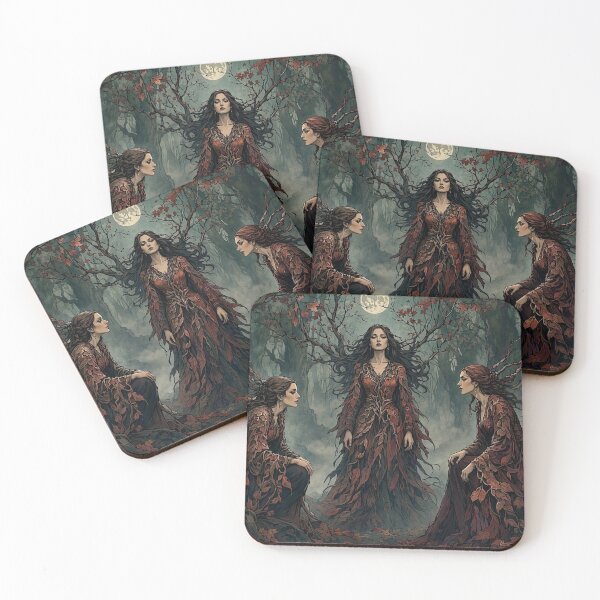 Item preview, Autumn Witches of the Wild Wood designed and sold by Roberta Calabrese.