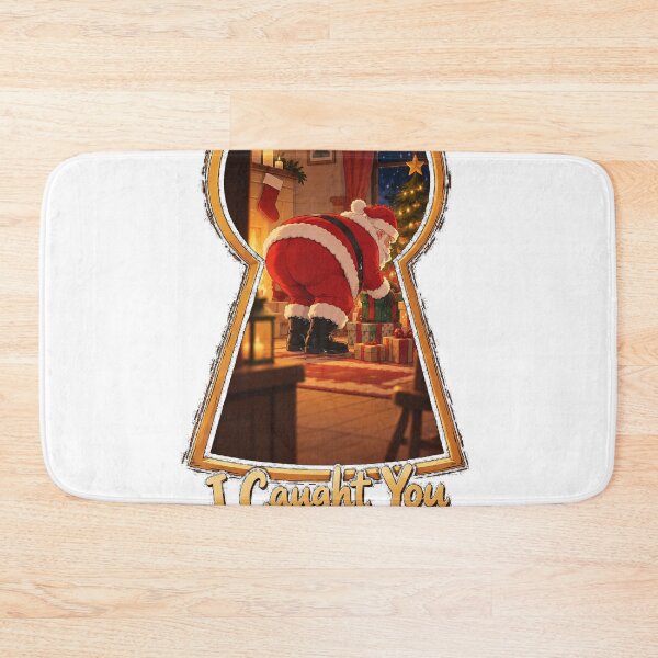 Item preview, I Caught You Santa! – Funny Christmas Keyhole designed and sold by On a Whim .