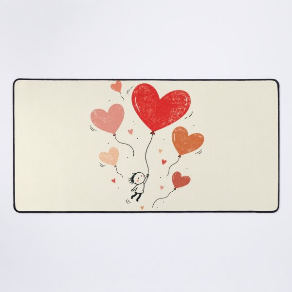 Item preview, Child holding heart balloons designed and sold by anytka.